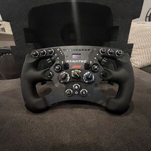Black Racing Wheel Controller